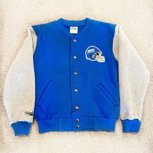 ✨Kids 90’s Majestic NFL New York Giants Varsity Cotton Jacket